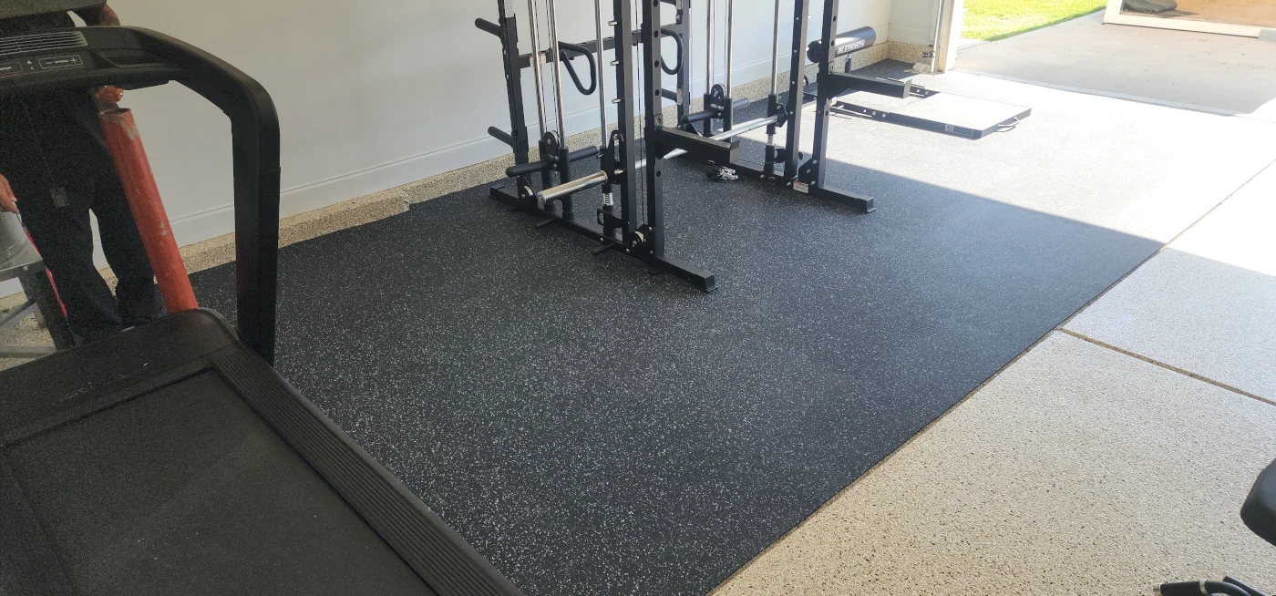 Home Gym flooring - Rubber