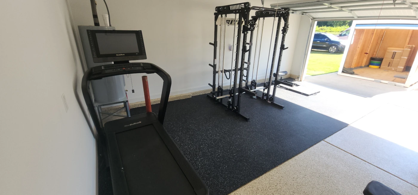 Home Gym flooring - Rubber