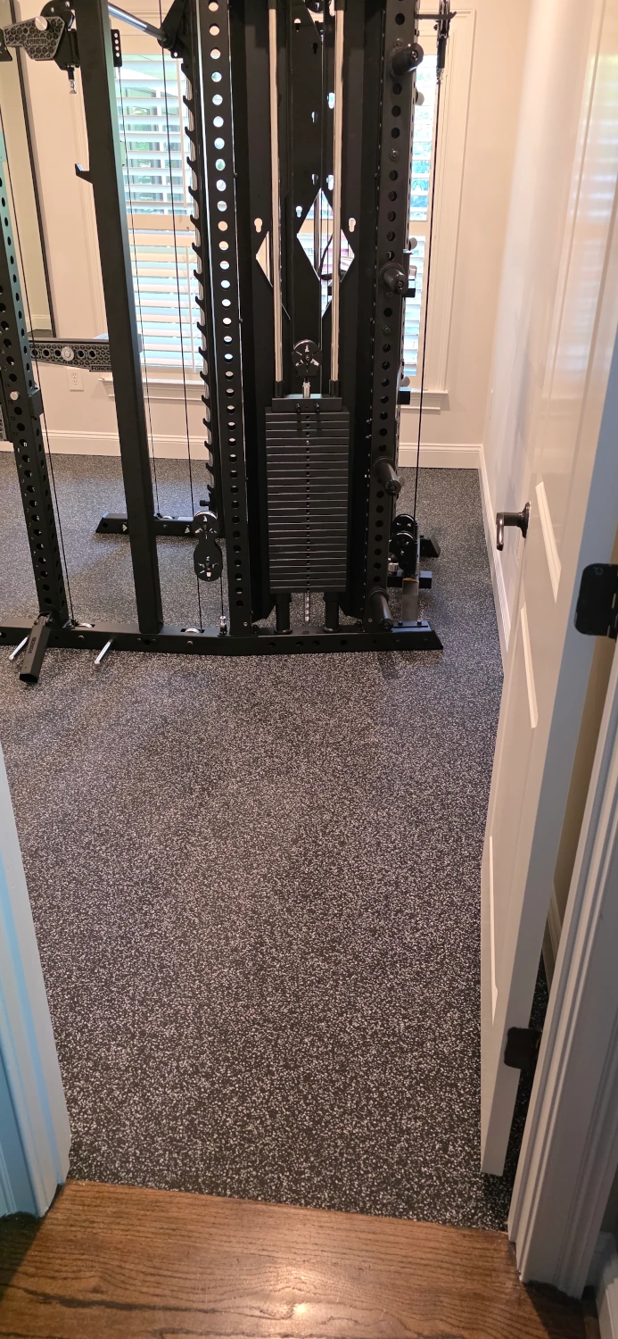 Turn your spare bedroom into a fitness room.