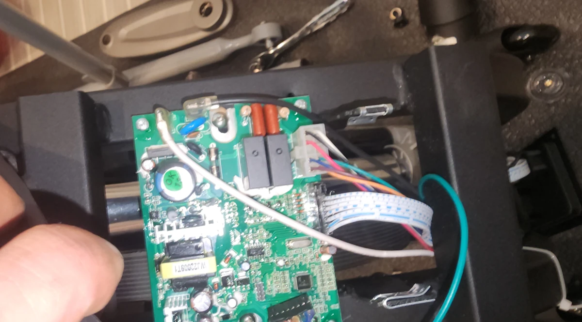 Vision S7100- Flywheel, lower board, and resistance motor repair